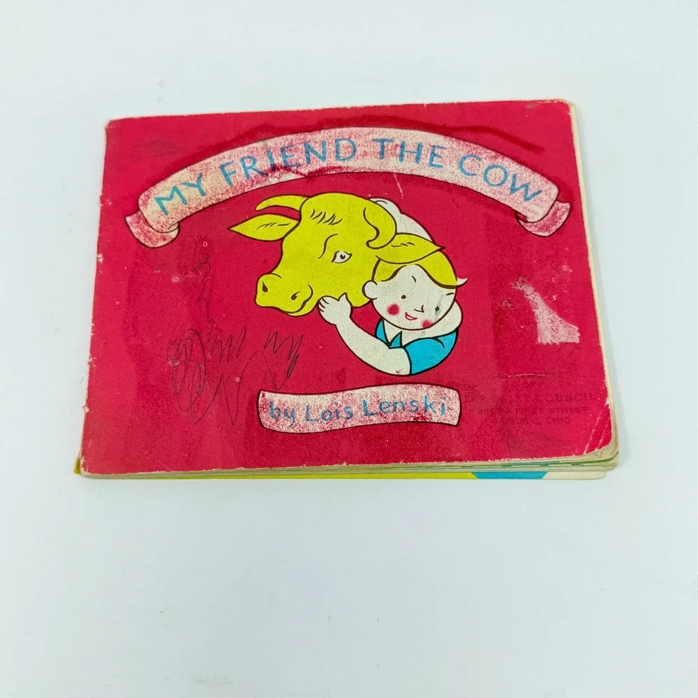 My Friend the Cow Book‎ Lois Lenski 1946 Dairy Council Childrens Collectible